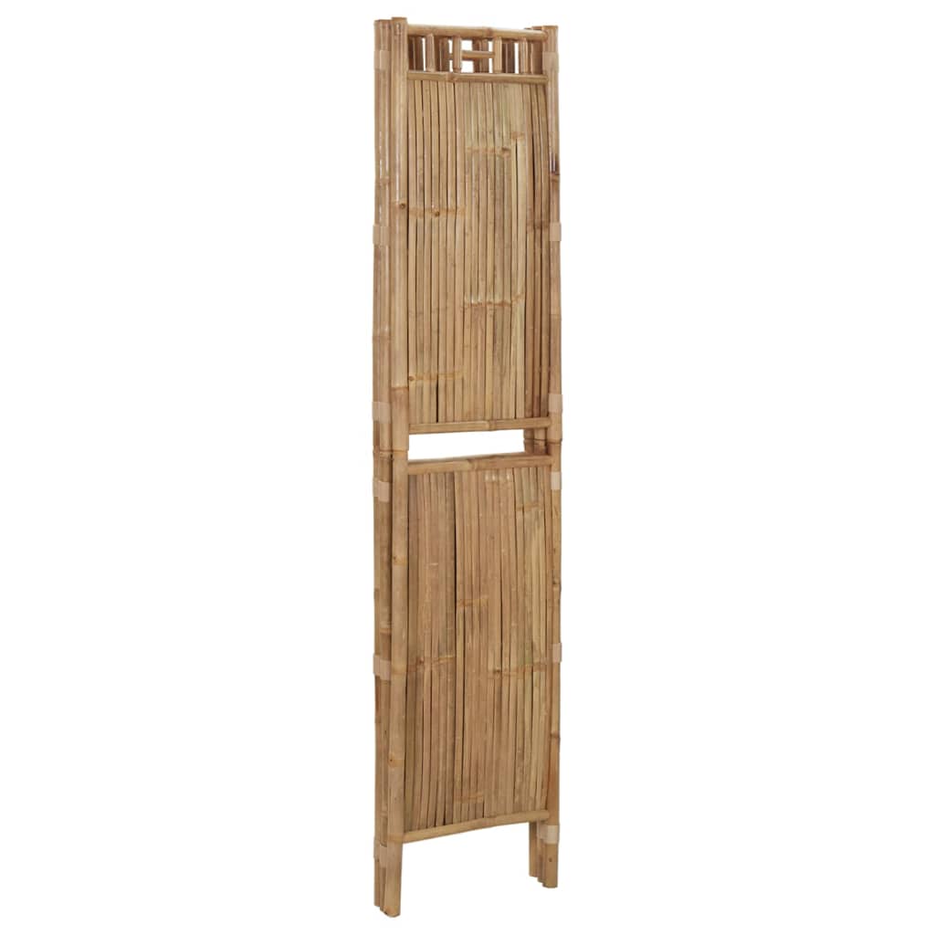 vidaXL 3-Panel Room Divider Bamboo 120x180 cm