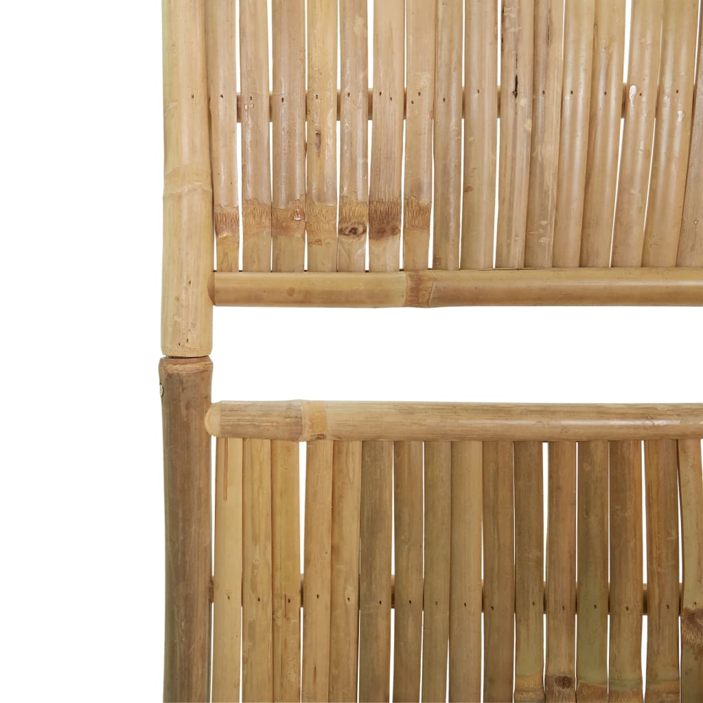 vidaXL 3-Panel Room Divider Bamboo 120x180 cm