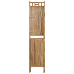 4-Panel Room Divider Bamboo 160x180 cm