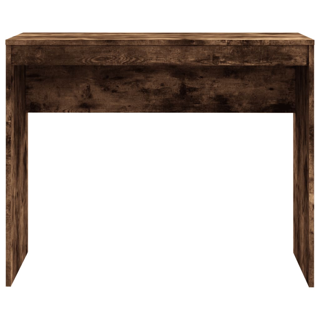 vidaXL Desk Smoked Oak 90x40x72 cm Engineered Wood