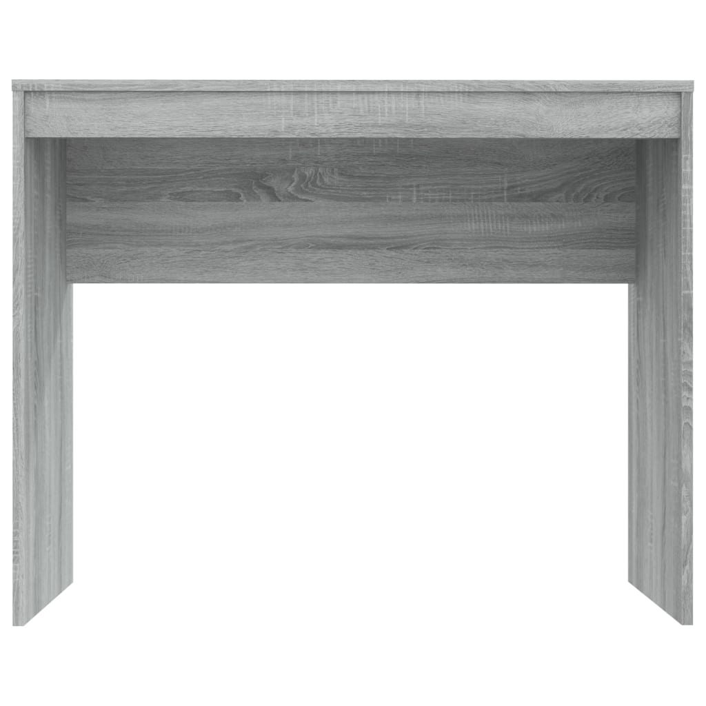 vidaXL Desk Smoked Oak 90x40x72 cm Engineered Wood