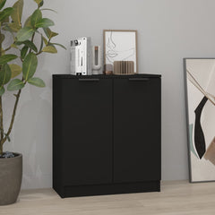 vidaXL Sideboard Black 60x30x70 cm Engineered Wood