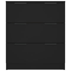 vidaXL Sideboard Black 60x30x70 cm Engineered Wood