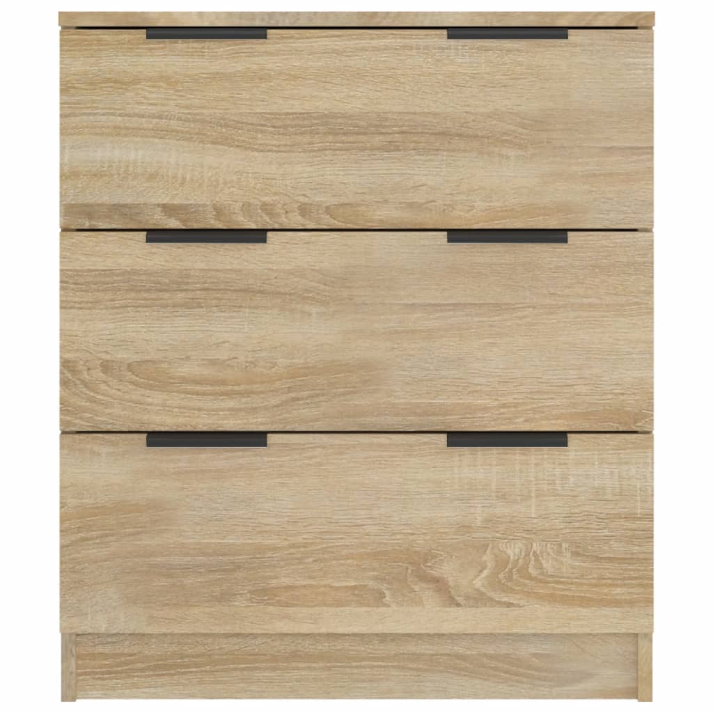 vidaXL Sideboard Black 60x30x70 cm Engineered Wood