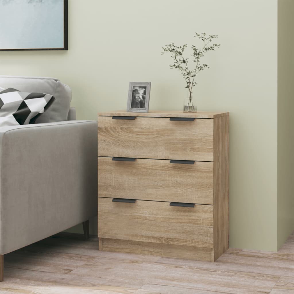 vidaXL Sideboard Black 60x30x70 cm Engineered Wood