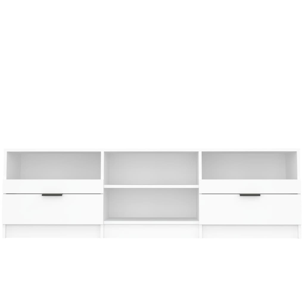 vidaXL TV Cabinet Black 150x33.5x45 cm Engineered Wood