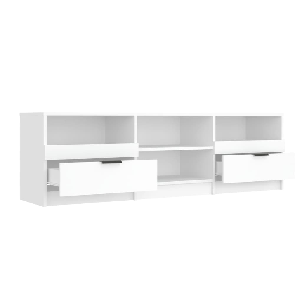 vidaXL TV Cabinet Black 150x33.5x45 cm Engineered Wood