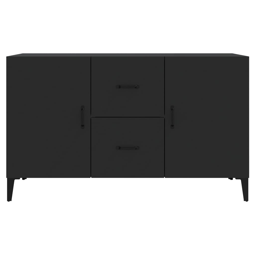 vidaXL Sideboard Black 100x36x60 cm Engineered Wood