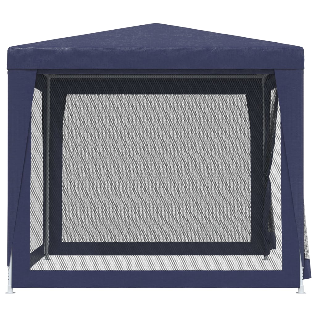 vidaXL Party Tent with 4 Mesh Sidewalls Anthracite 4x4 m HDPE