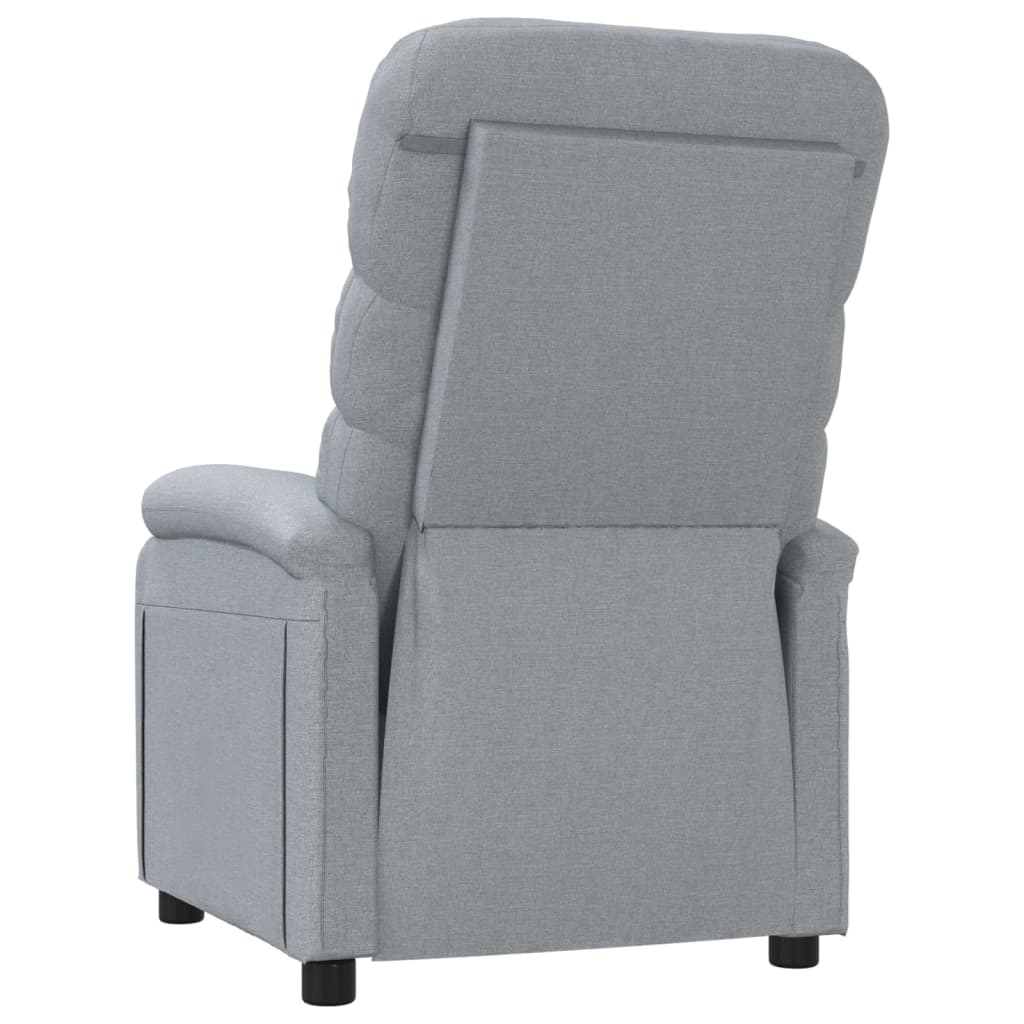 vidaXL Recliner Chair Black Fabric