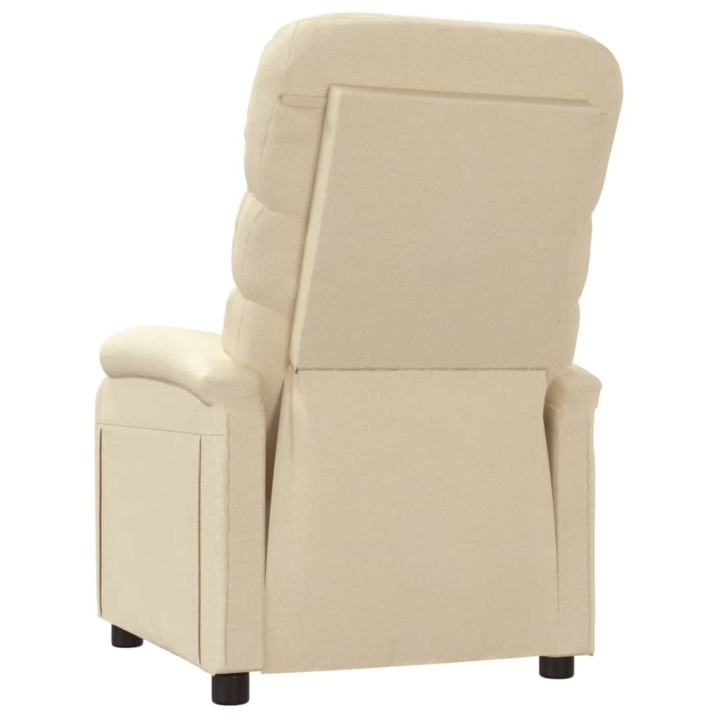 vidaXL Recliner Chair Black Fabric