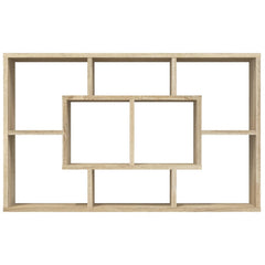 Wall Shelf Sonoma Oak 85x16x52.5 cm Engineered Wood