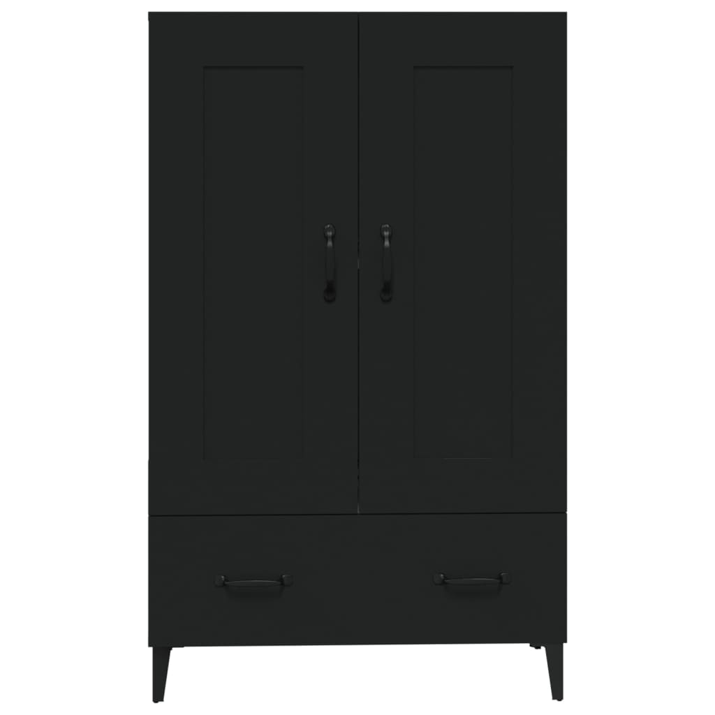 vidaXL Highboard Black 70x31x115 cm Engineered Wood