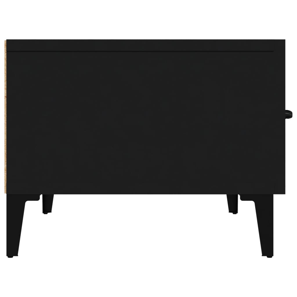 vidaXL TV Cabinet Black 150x34,5x30 cm Engineered Wood