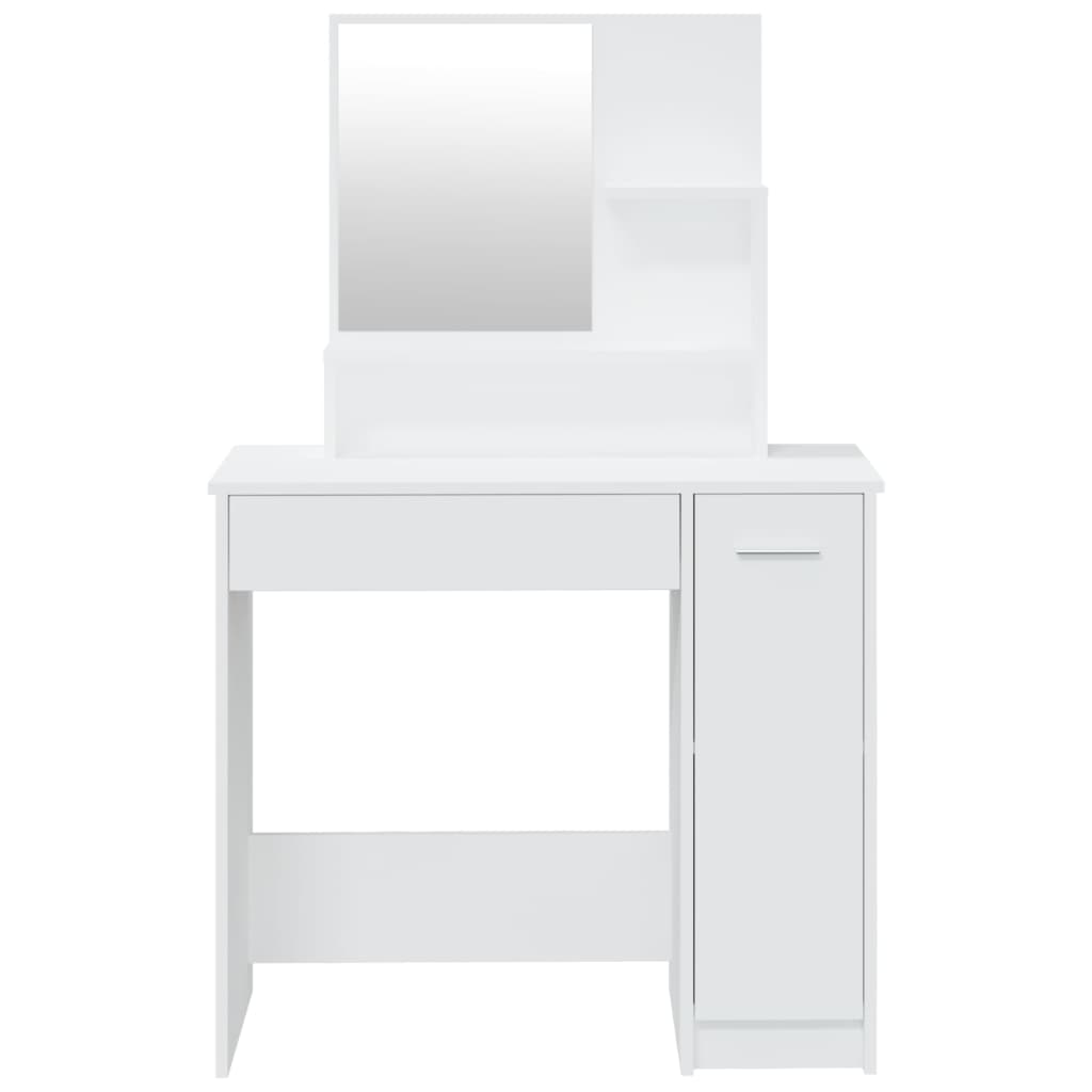 vidaXL Dressing Table Set Sonoma Oak 86.5x35x136 cm