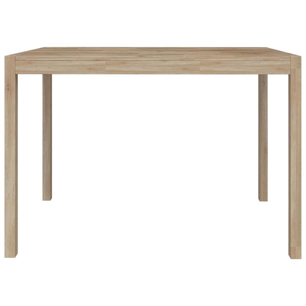 vidaXL Dining Table 110x70x75 cm Solid Wood Acacia