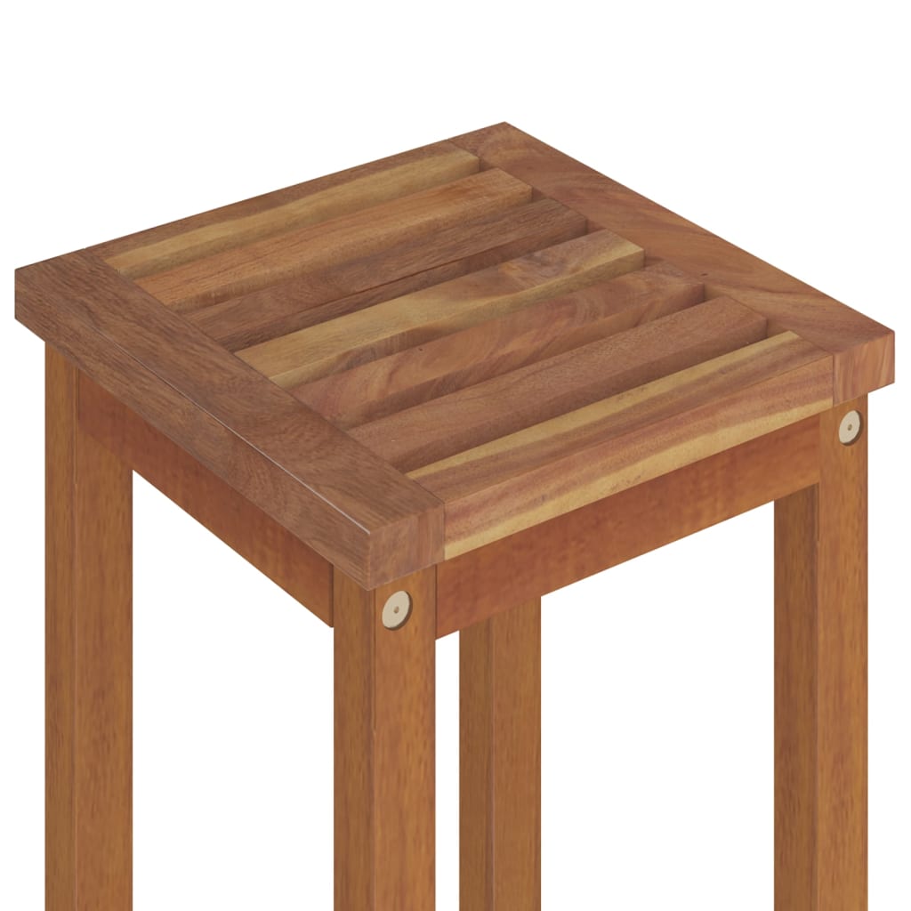 vidaXL Bar Stools 4 pcs Solid Wood Acacia