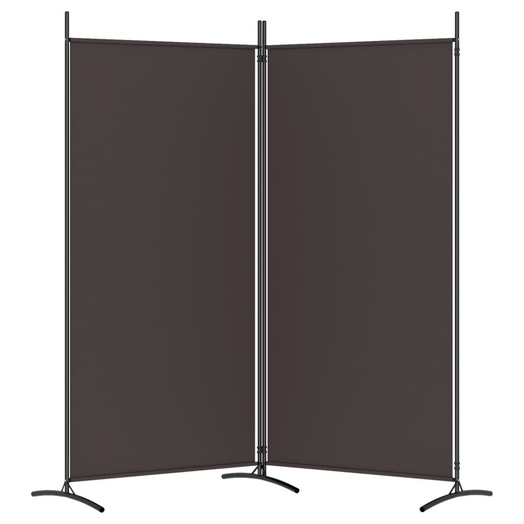 vidaXL 2-Panel Room Divider Anthracite 175x180 cm Fabric