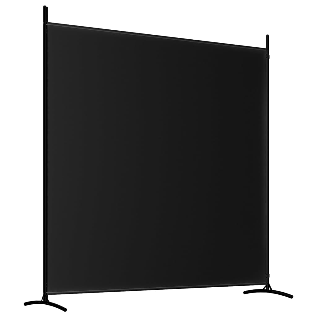 vidaXL 2-Panel Room Divider Anthracite 175x180 cm Fabric