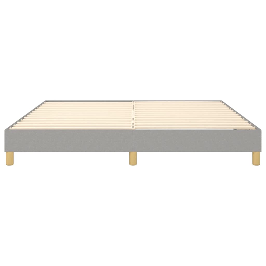 vidaXL Bed Frame without Mattress Cream 180x200 cm Super King Fabric