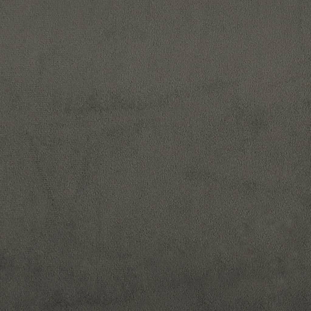 vidaXL Bed Frame without Mattress Light Grey 180x200 cm Super King Velvet