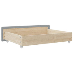 Bed Drawers 2 pcs Light  Engineered Wood and Fabric