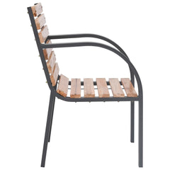 vidaXL Garden Chairs 2 pcs Solid Wood Fir