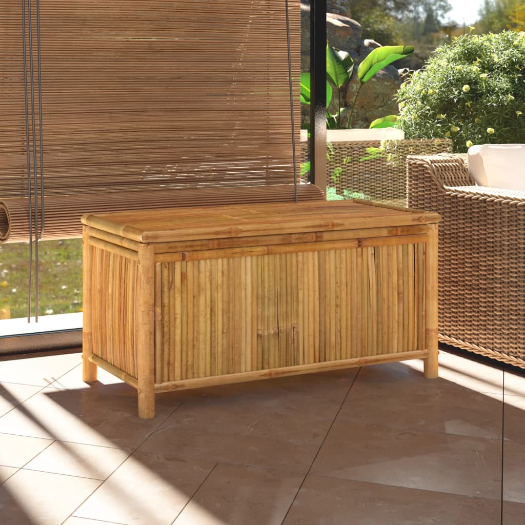 vidaXL Garden Storage Box 60x52x55cm Bamboo