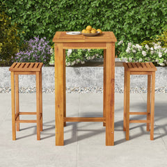 vidaXL 5 Piece Garden Bar Set Solid Wood  Acacia