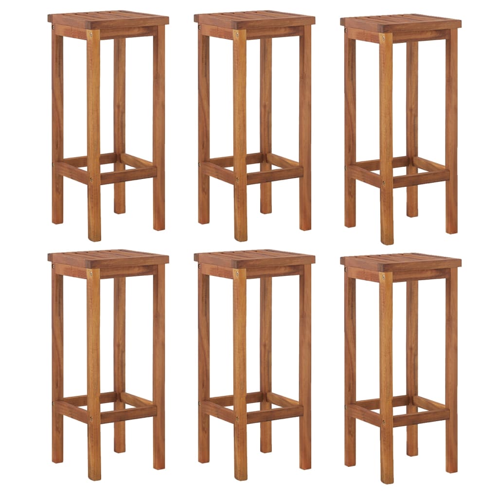 vidaXL 5 Piece Garden Bar Set Solid Wood  Acacia