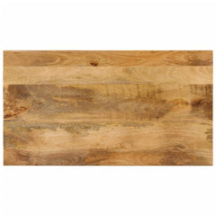 vidaXL 2-Layer Coffee Table 100x55x38 cm Solid Wood Mango and Steel