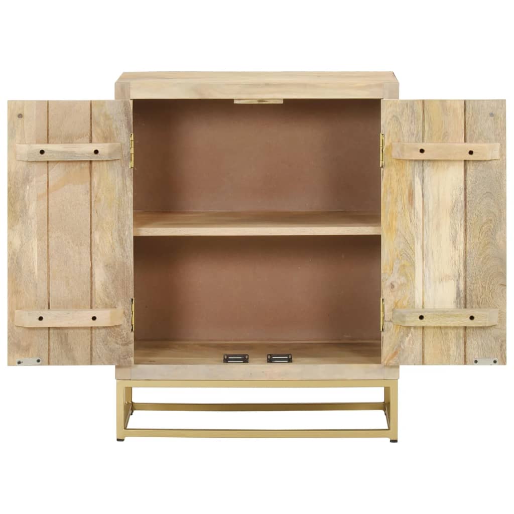 vidaXL Sideboard with 2 Doors 55x30x70 cm Solid Wood Mango