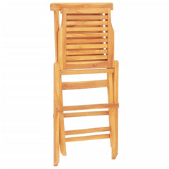 vidaXL Folding Garden Chairs 2 pcs 47x63x90 cm Solid Wood Teak
