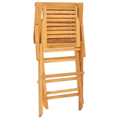 vidaXL Folding Garden Chairs 2 pcs 56x63x90 cm Solid Wood Teak