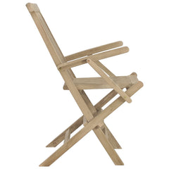 vidaXL Folding Garden Chairs 2 pcs 61x67x90 cm Solid Wood Teak
