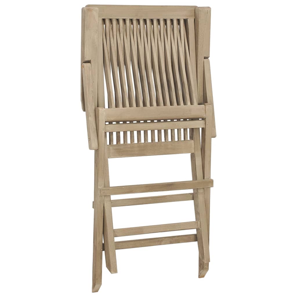 vidaXL Folding Garden Chairs 2 pcs 61x67x90 cm Solid Wood Teak