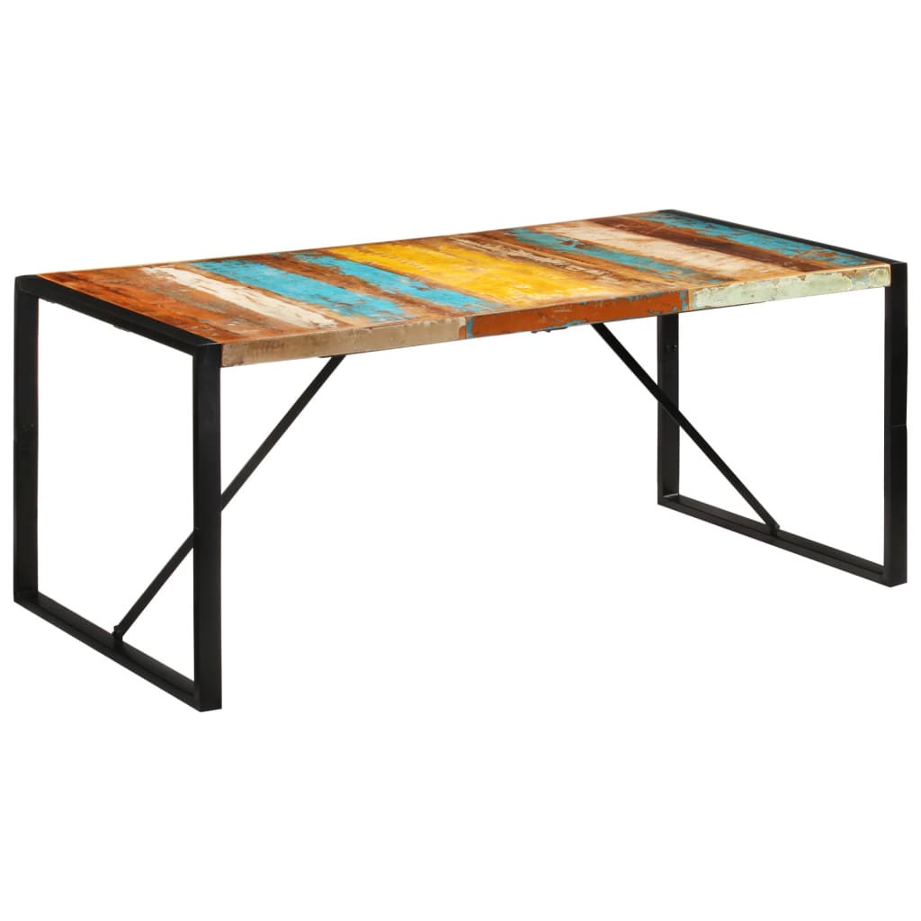 vidaXL Dining Table 120x55x76 cm Solid Wood Reclaimed