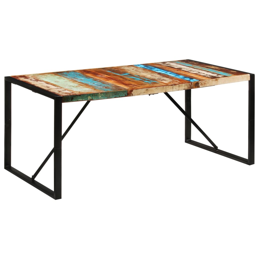 vidaXL Dining Table 120x55x76 cm Solid Wood Reclaimed