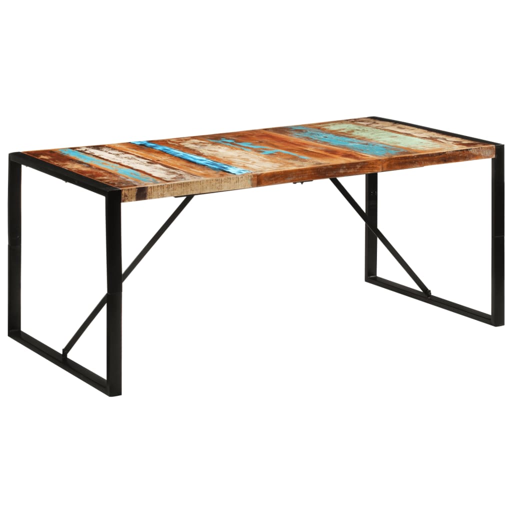 vidaXL Dining Table 120x55x76 cm Solid Wood Reclaimed