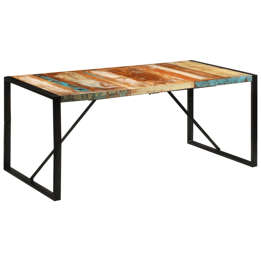 vidaXL Dining Table 120x55x76 cm Solid Wood Reclaimed