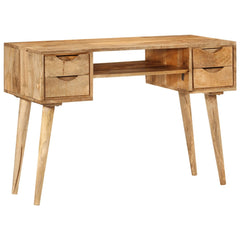 Desk with Drawers 110x47x76 cm Solid Wood Mango