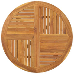 vidaXL Garden Table Ø 85 cm Solid Wood Acacia