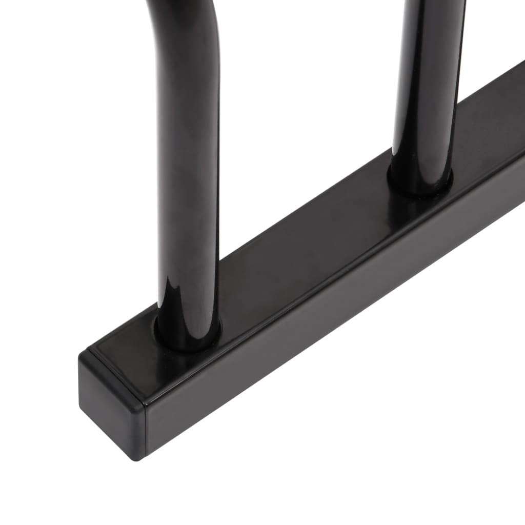 vidaXL Bike Rack for 5 Bikes Black Steel