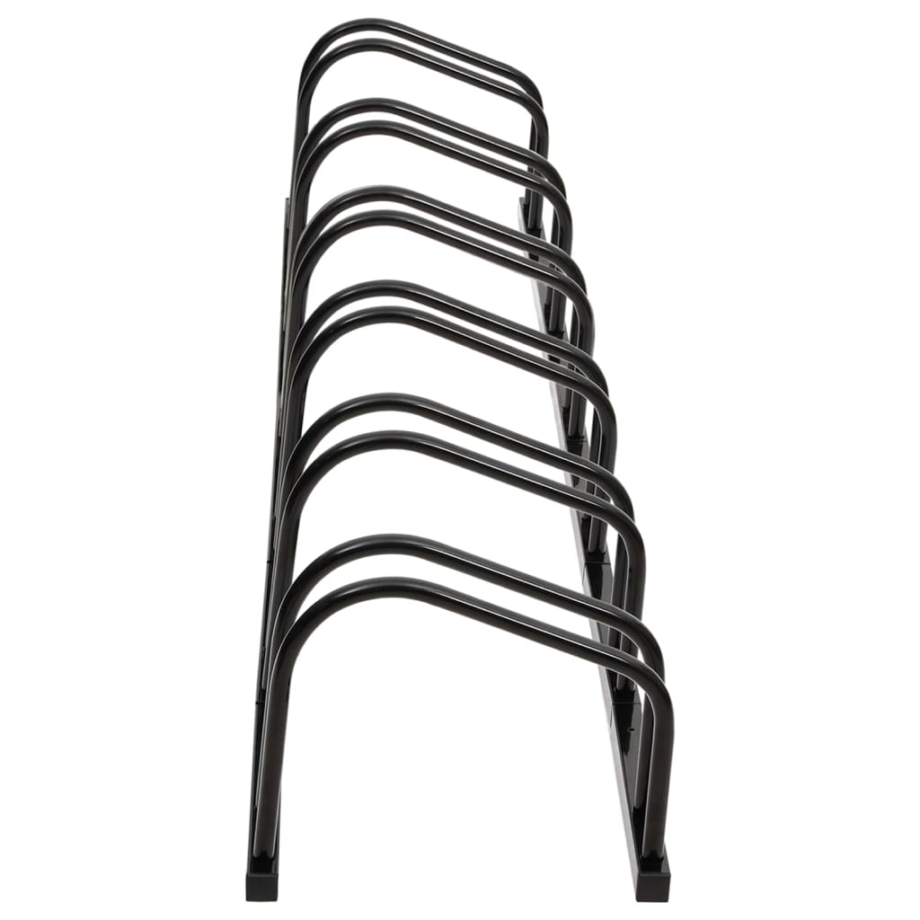 vidaXL Bike Rack for 5 Bikes Black Steel