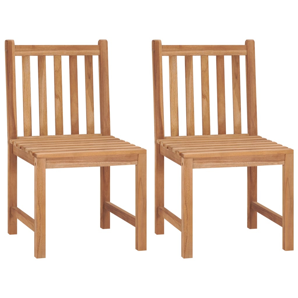 vidaXL 5 Piece Garden Dining Set Solid Wood Teak