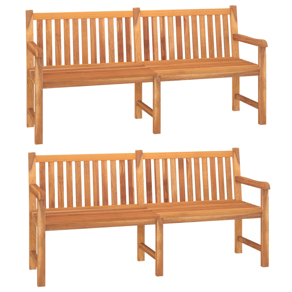 vidaXL 3 Piece Garden Dining Set Solid Wood Teak