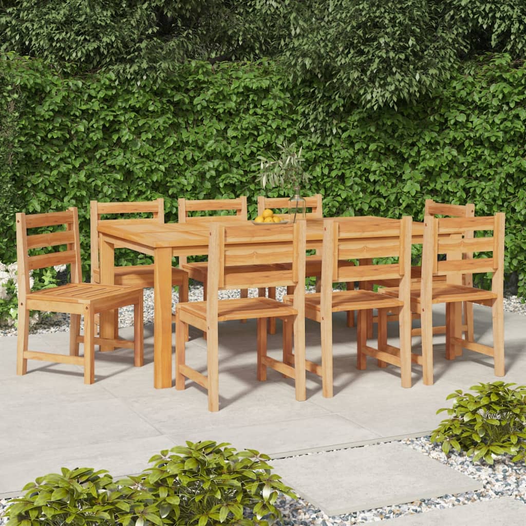 vidaXL Garden Chairs 4 pcs Solid Wood Teak