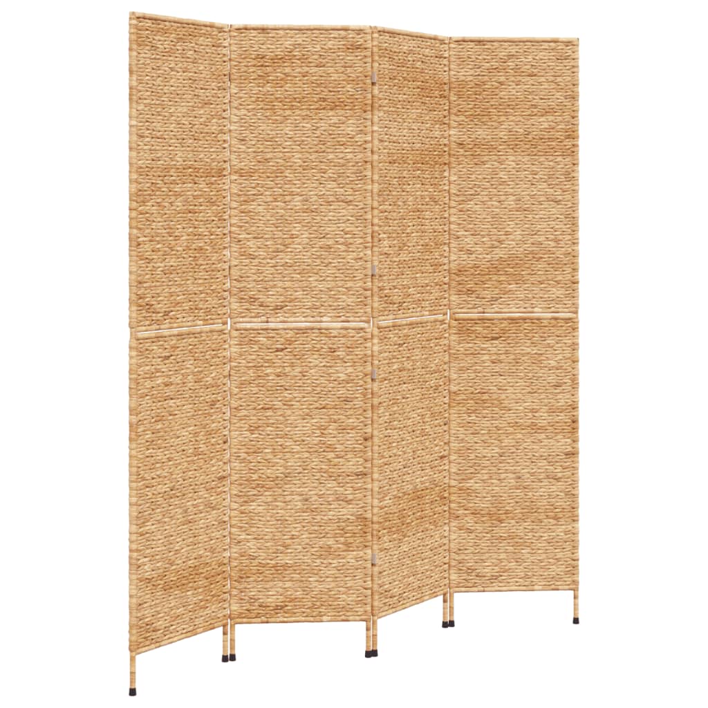 vidaXL Room Divider 5-Panel 205x180 cm Water Hyacinth