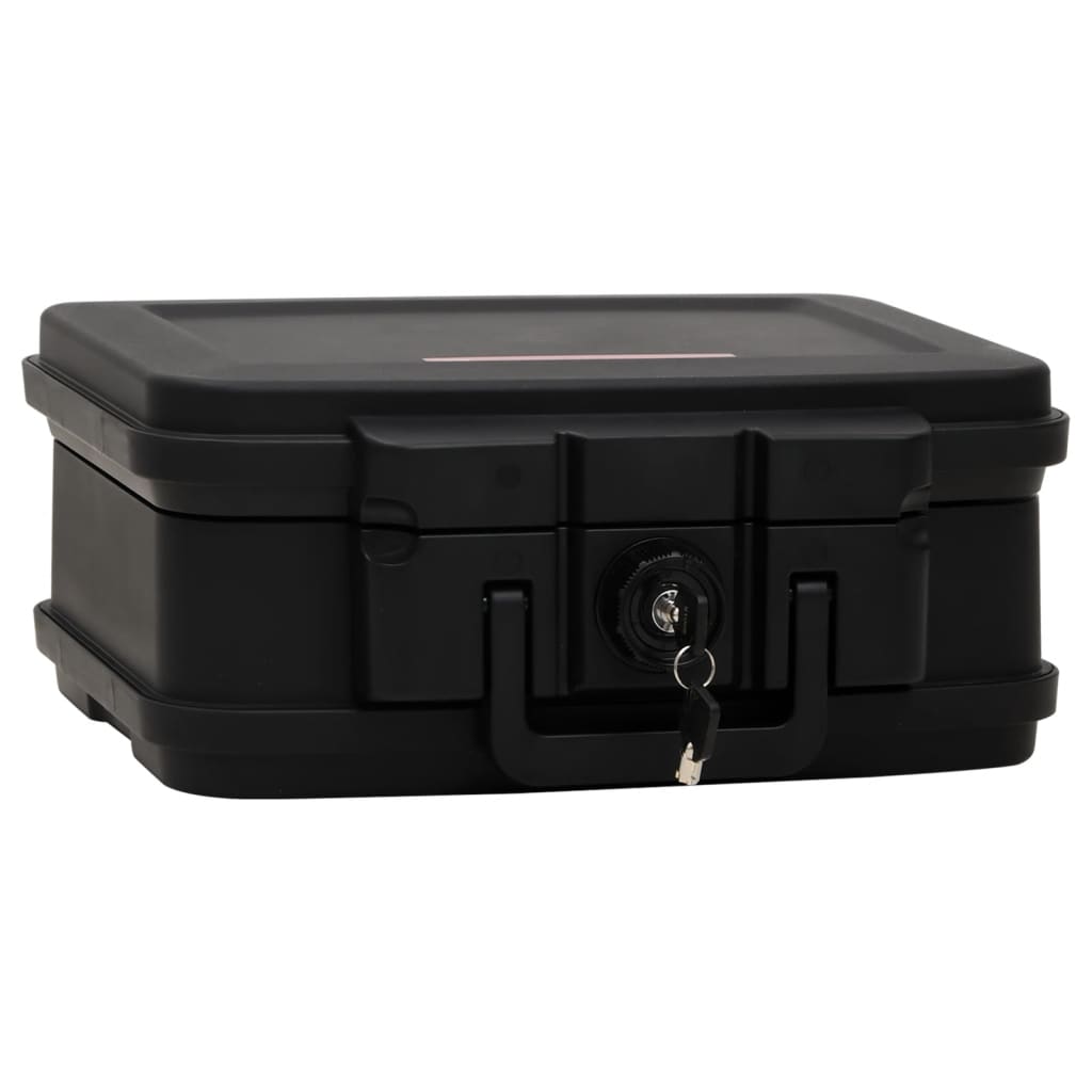 vidaXL Safe Box Black 38x32.5x16.5 cm