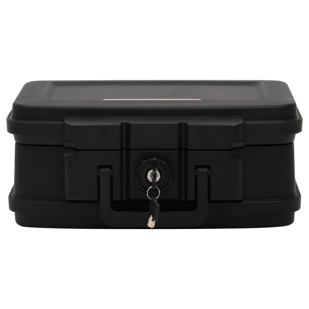 vidaXL Safe Box Black 38x32.5x16.5 cm